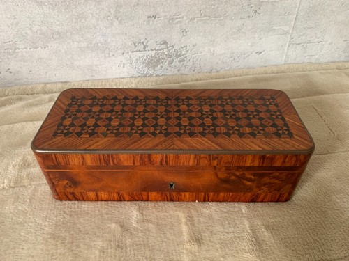 Boite gant marqueterie - boite, en