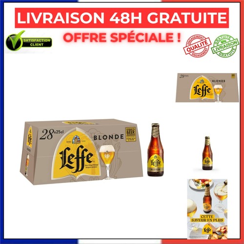Leffe blonde bière - blonde, d'abbaye