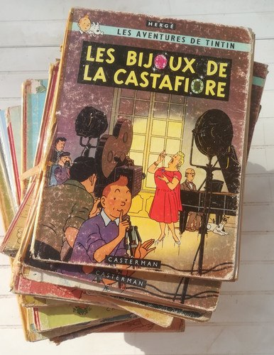 Lot albums tintin années - lot,