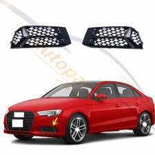 ?A Pair Bumper Fog Light Cover Refit For Audi A3 Sedan 17-21 A3 Cabriolet 17-19