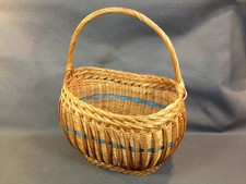 Ancien panier en osier vintage