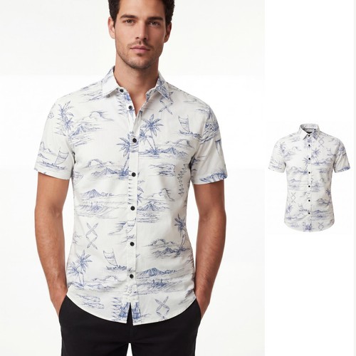 Chemise manches courtes - à,