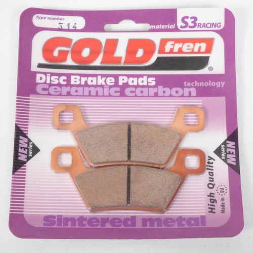 Plaquette frein gold fren - de,