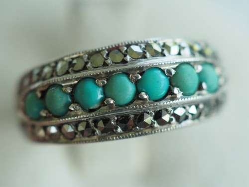 Bague ancienne argent massif - bague,