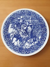 Grand plat en porcelaine de