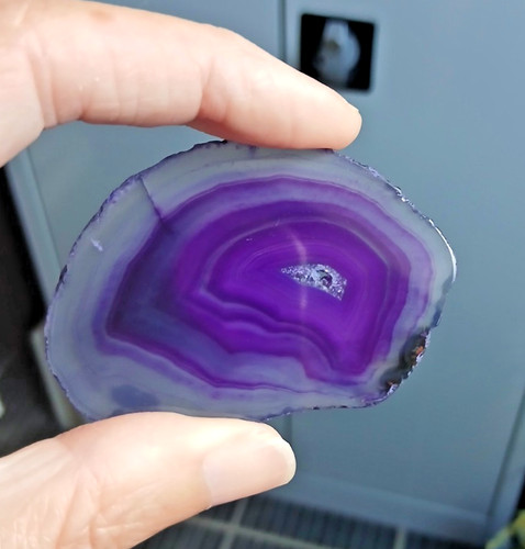 Tranche agate fine teintée