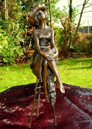 Statue sculpture demoiselle - sculpture,