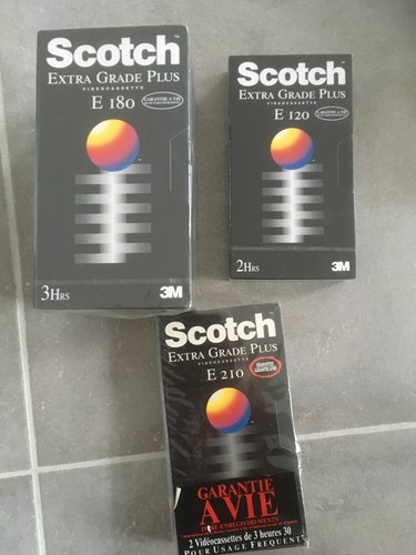 Cassettes vhs scotch - cassettes,