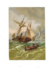 ancien chromo  fin XIXe  H