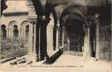 Old postcard Le Puy - wrought