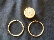 boucle oreilles créoles or 18