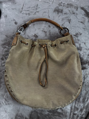 Gucci sac main toile - en,
