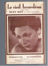 ANCIENNE PARTITION LE VIEL ACCORDEON SUZY ROY