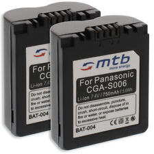 2x Batterie CGA-S006 pour