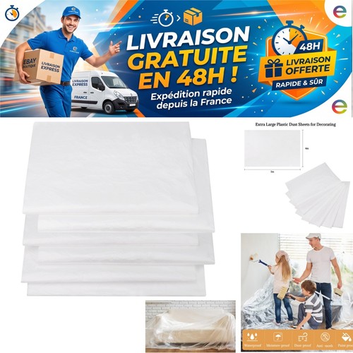 Bâche plastique protection