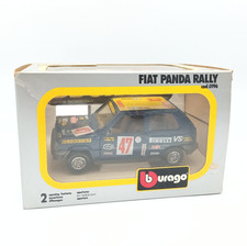 Fiat Panda Rally Blue 90s Burago 1/24 #0196