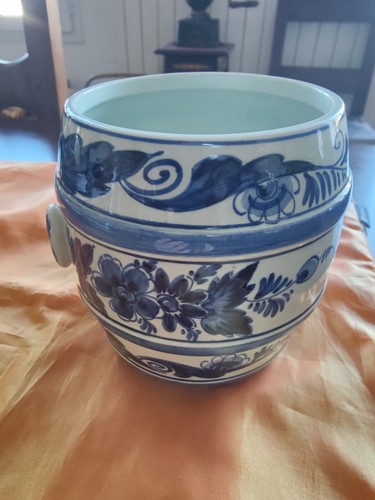Pot tonneau barrique faience - pot,
