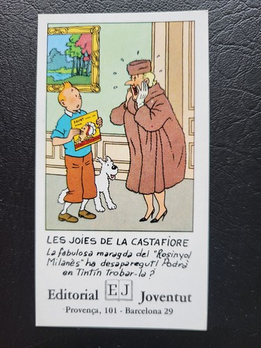 Tintin kuifje tim rare chromo - tim,