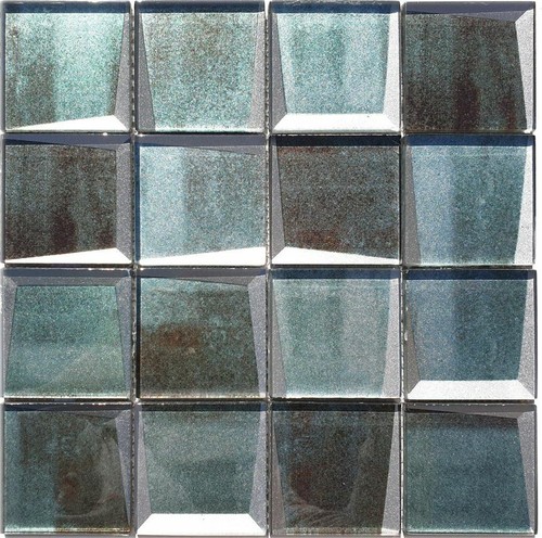Pâte verre mosaïque vert - mosaïque,