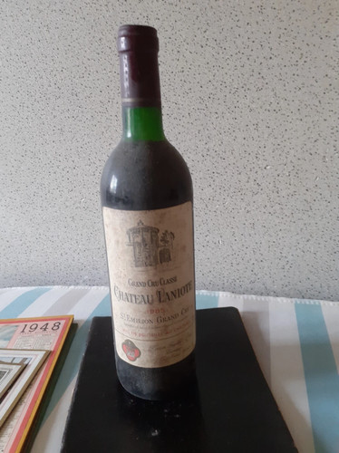 Bouteille vin emilion - vin,