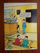 TETSU Mathematiques humour Nouveaux cancres ecole  carte postale postcard