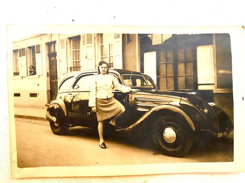 Ancienne photo peugeot 402 - photo,