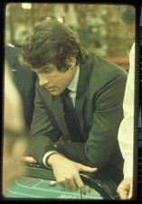 Warren Beatty Roulette Table Casino Only Game in Town 2x3 Color Negative 1970
