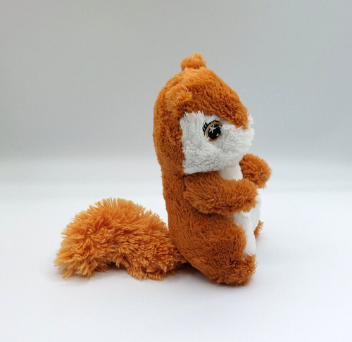 Peluche doudou écureuil roux