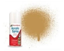 Humbrol Acrylic Spray Paint No.93 Desert Jaune (150ml) AD6093 Modélisme
