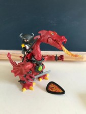 17 ⚜️ Playmobil toy The Red Dragon and Knight ref: 3327 complete