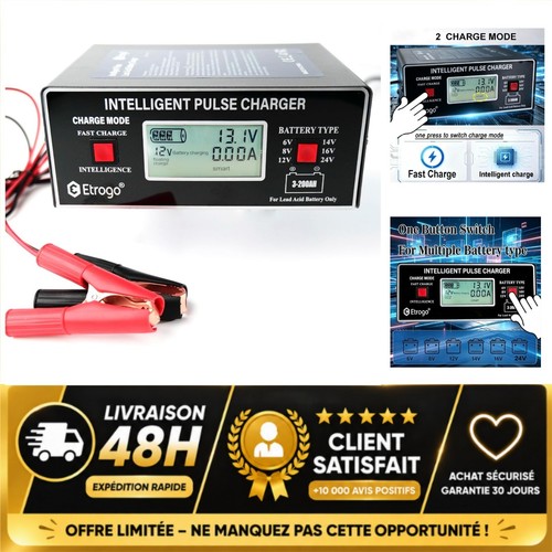 Chargeur batterie intelligent - chargeur,