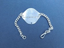 INDOCHINE ALGERIE PLAQUE D'IDENTITE DOG-TAG VIERGE