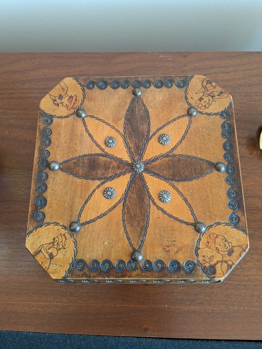 Dessous plat ancien - ancien, bois