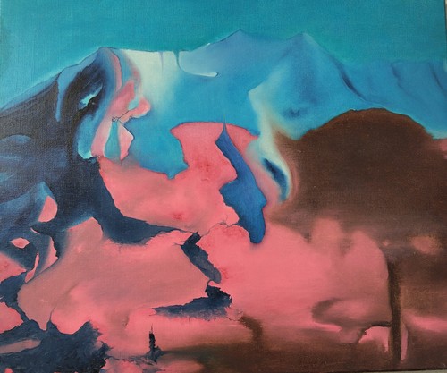 Tableau huile sur toile - tableau, signé