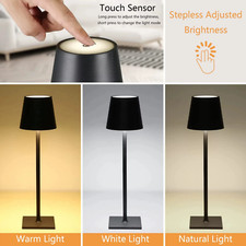Lampe de table tactile sans