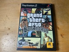 GTA Grand Theft Auto San Andreas PS2 Black Label Hot Coffee Version COMPLETE map