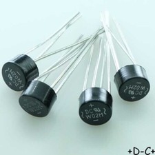 W02M Pont redresseur rond 200V 1.5A D.C. Components (lot de 4)