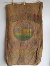 Vintage Burlap Meal Pellets Sack
