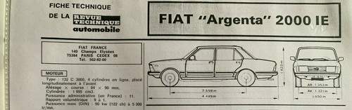 Fiche technique automobile - technique,