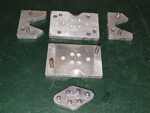 Moule plombs hexagonal perce - hexagonal,