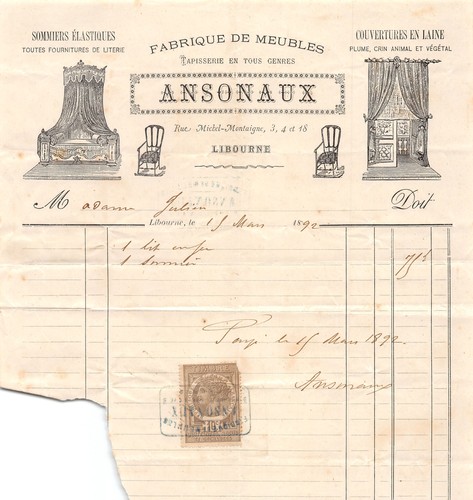 1892 fabrique meubles - de,