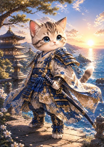 Photo chaton samouraï - chaton,