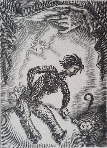 Gravure orig burin albert - orig,