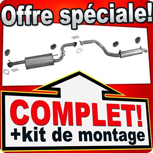 échappement pour mitsubishi - pour,
