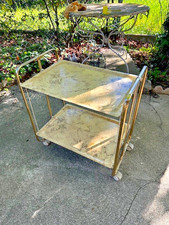 Table desserte bar roulante