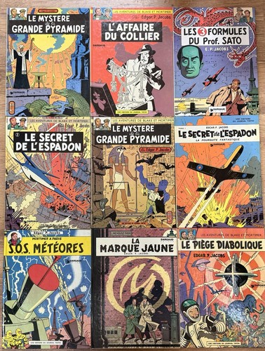 Lot blake mortimer edgar - 9, bd