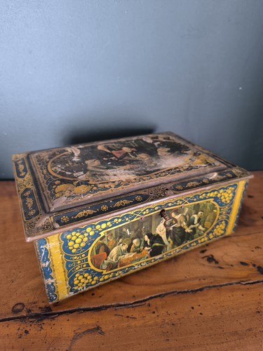 Ancienne boîte métal - en, avec