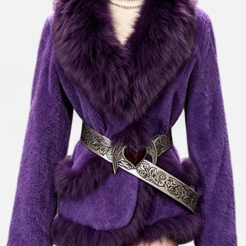 Veste col fourrure - veste,