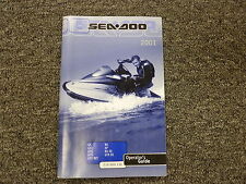2001 Sea Doo XP RX DI GTX DI Jet Ski Watercraft Owner Operator Manual User Guide