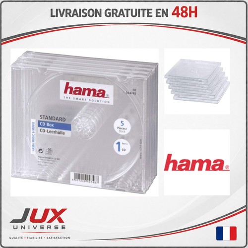 Hama boîtier dvd - boîtier, cd/dvd/blu-ray